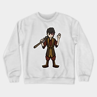 zuko -avatar the last airbender- hi zuko here Crewneck Sweatshirt